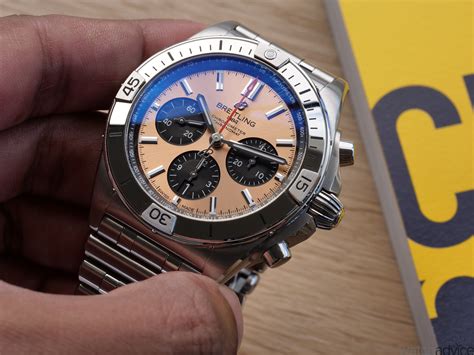 breitling hands out of sync|breitling chronomat dead center.